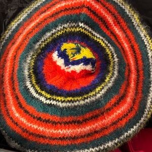 L.L. Bean Multicolor wool beret